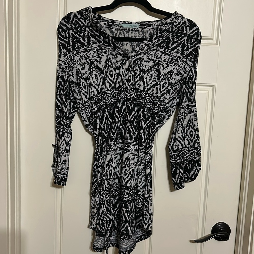 Maurice’s size small long sleeve shirt/mini dress